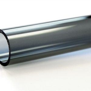 Colourstar Rohr Schwarz transparent 10×1.5×1220 mm
