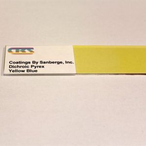 Dichroic Platte Gelb-Blau