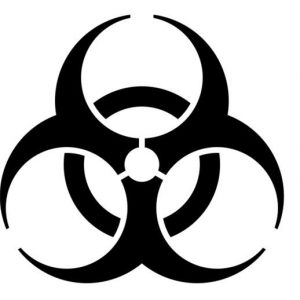 Dichroic Bild Bio-Hazard Symbol